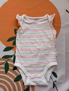 baby GAP ロンパース マルチボーダー 12-18ヶ月のサムネイル