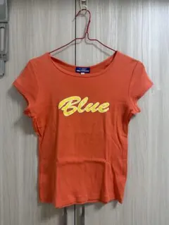 バーバリーブルーレーベル　半袖　Tシャツ　オレンジ系　M