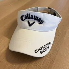 【Callaway】キャロウェイ サンバイザー ホワイト ゴルフ メンズ 帽子のサムネイル