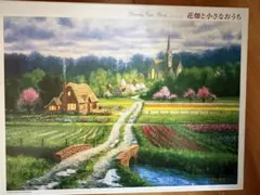 ジグソーパズル 500ピース 花畑と小さなおうちのサムネイル