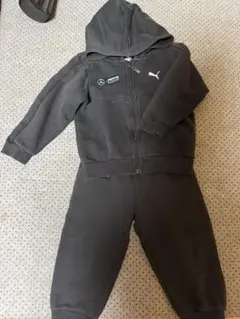 メルセデスベンツ×プーマ　セットアップ　フード付きトレーナー パーカー 90