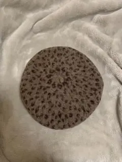 ベレー帽レオパード柄
