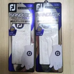 FootJoy NANLOCK TOUR グローブ 24サイズ　　2枚組