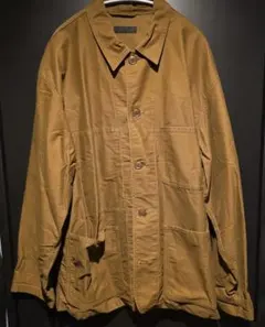 ユニクロ ブラウン ユーティリティジャケット ワークジャケット