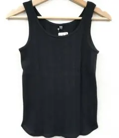 【新品・未使用】UNIQLO ランダムリブタンクトップ(Sサイズ)