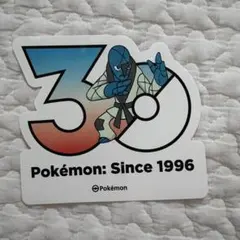 ダゲキ　韓国限定　30周年　ステッカー　ポケモン
