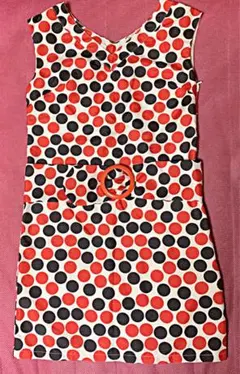 お値下げ‼︎【【新品】】赤✖️黒ドット柄ワンピース❤️