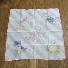 HANAE MORI 花柄パステルハンカチ