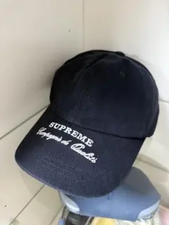 SUPREME ブラック キャップ