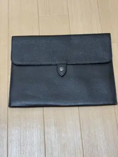 COACH 黒レザータブレットケース