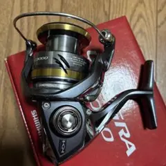 シマノ 22サハラ C3000 ハンドルノブ リールスタンド ラインローラー付