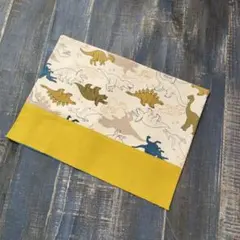 ハンドメイド☆ ランチョンマット リアルダイナソー ターコイズブルー