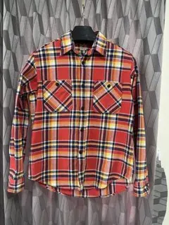 シュガーケーン TWILL CHECK WORK SHIRT Sサイズ
