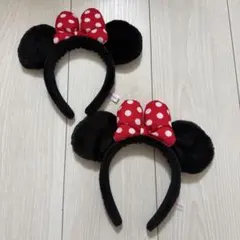 【子ども用】ミニーマウス カチューシャ 東京ディズニーリゾート　2個セット