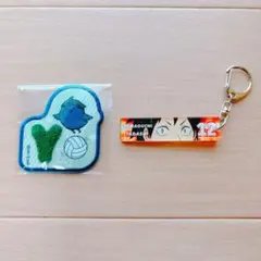 ハイキュー!! (山口忠)目ヂカラアクリルキーホルダー/ワッペンステッカー付き