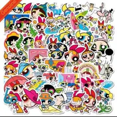 パワーパフガールズ ステッカー　シール　アニメ　防水　ヒーローもの