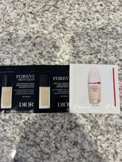 Dior 資生堂リキッドファンデーション サンプル3点セット　未使用