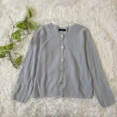 KEITH レディース 長袖カーディガン M パステルカラー 綿 コットン