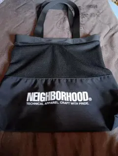 NEIGHBORHOOD メッシュトートバッグ ブラックのサムネイル
