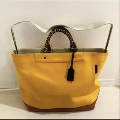 COACH コーチ　ブリーカー　キャンバス　ビーチトート　マンゴー 70897のサムネイル