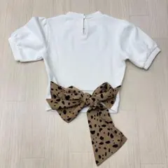 DURAS デュラス バックリボン 半袖 カットソー トップスのサムネイル