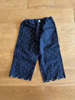 après les cours ドット柄スカラップパンツ 100cm