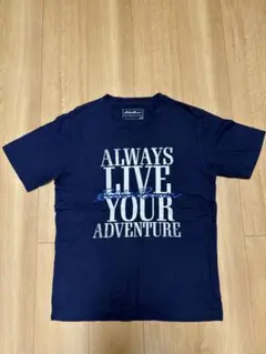 Eddie Bauer プリントTシャツ ネイビー