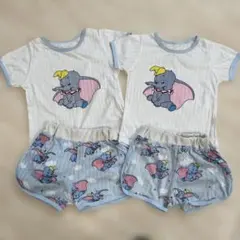 ダンボ　半袖　パジャマ　110 130