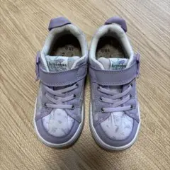 branshes 花柄紫スニーカー 18cmのサムネイル