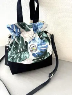 #12-h8 ネイビー　あったかハワイアン　ショルダーストラップ（調節可）付き