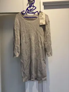 ストライプ 五分袖 カットソー