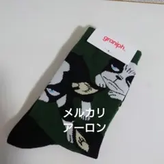 ジョジョの奇妙な冒険 graniph イギー ミドルソックス 靴下 S