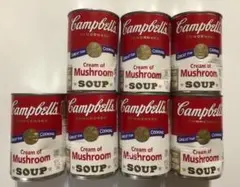 訳ありへこみ缶キャンベルスープ2種類7缶のサムネイル