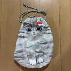 カルディ　おすわりネコ巾着　オンライン完売品