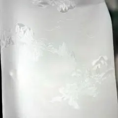 丹後ちりめん　着物反物　白地　和装 正絹 日本産業規格