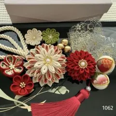 つまみ細工　髪飾り　成人式　七五三　卒業式　袴　結婚式　1062