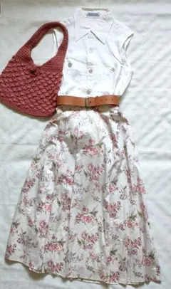 ニューヨーカー　NEWYORKER花柄セットアップ　サイズ9