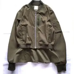 Sacai 24ss MA-1 Taffeta Blouson KHAKI - メルカリ