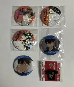 ハイキュー‼︎ 影山飛雄　オールスター　カプセル　メモリアル　缶バッジ　ピンズ