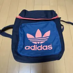 adidas ネイビー ピンク バック