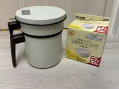 IRIS OHYAMA 活性炭オイルポット 交換用カートリッジ付のサムネイル