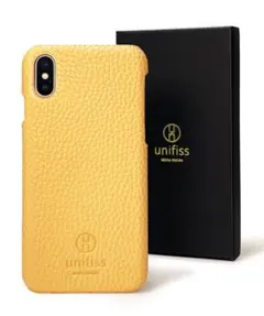 iPhone Xs X ケース　イエロー　ワイヤレス充電対応　かわいい　おしゃれのサムネイル