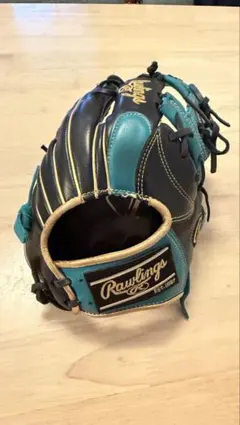 Rawlings 軟式野球用グローブ ブラック/ターコイズのサムネイル