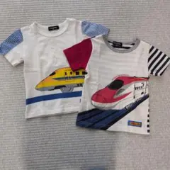 kladskap　クレードスコープ　プラレール　Tシャツ　100　2枚セットのサムネイル