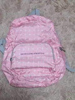 UNITED COLORSOFBENETTON 水玉リュック折り畳み