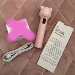 メディキューブ】ブースタープロ 美顔器 ピンク クマのキャップ付き