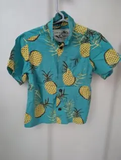 BREEZE　Life is Good パイナップル柄 アロハシャツ　90cm