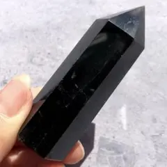 【大きめ!虹入り!数量限定】最強魔除け 天然石 モリオン ポイント