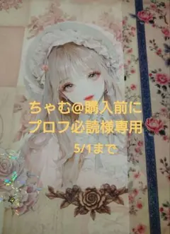 ちゃむ@購入前にプロフ必読様専用