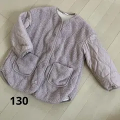 GU ノーカラージャケット　130